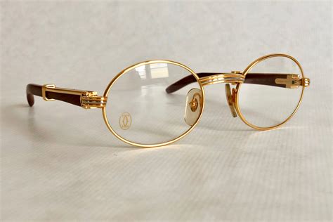 cartier glasses gold frames